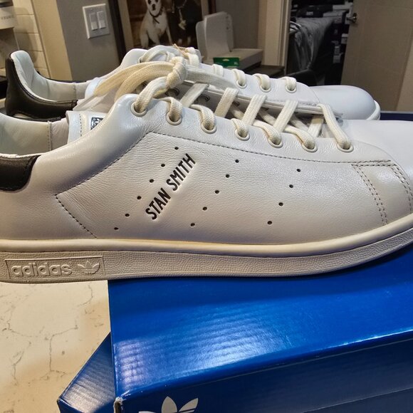 adidas Stan Smith Lux Lace Up Mens White Sneakers Casual Shoes HQ6785 SIZE 12 - Picture 5 of 15